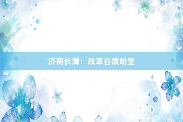 济南长清：改革谷展盼望